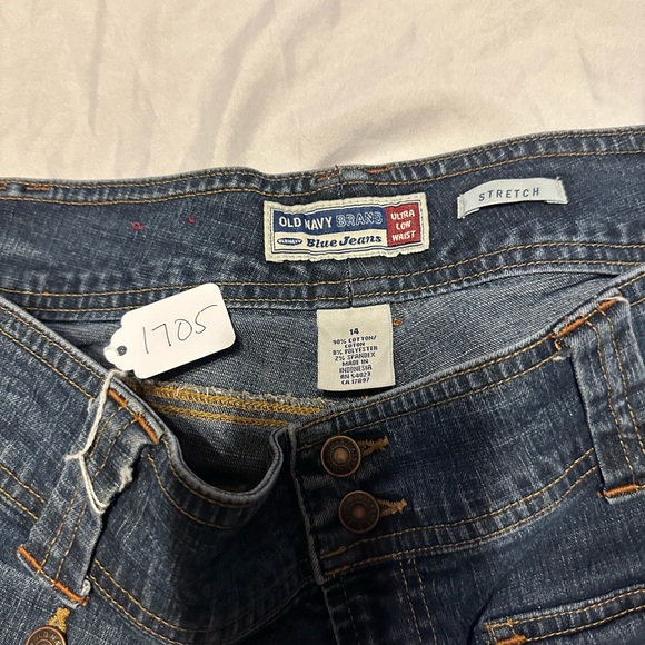 GUC Old Navy Blue Jeans. Size 14. - Picture 7 of 10